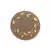 Sello de Goma "HOJAS 2" 6 x 6 cm Alto Relieve - comprar online