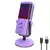 Microfone USB com Reverb/Cancelamento de Ruído/RGB/Monitoramento na internet