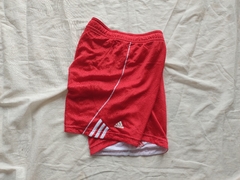 Short Deportivo Adidas reversible rojo y blanco