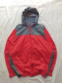 Campera rompeviento Columbia Sportswear Company roja y gris en internet