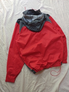 Campera rompeviento Columbia Sportswear Company roja y gris - Plastilina Tienda