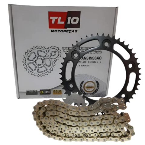 KIT RELACAO BROS 160 15-25 / XRE 190 (16-25) 48Z X 16Z TL 10