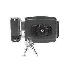 Fechadura Elétrica AGL AL100 - Chave Tetra, 12v preta