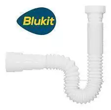 Sifão Sanfonado Blukit Branco Simples
