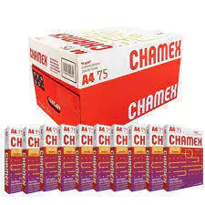 Folha Papel Chamex A4 (Caixa com 5000 unidades) - comprar online
