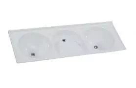 Tanque AJ Rorato Sintético Triplo 163x57cm GELO - comprar online