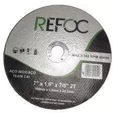Disco Corte Inox Refox 7"