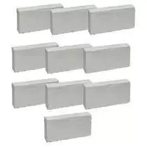 10 Tijolos Refratário 23x11x5 cm - comprar online