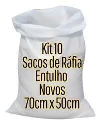 10 Sacos para Embalagem/Entulho 50x80cm Reutilizados - comprar online