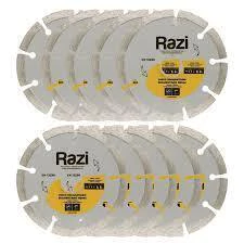 10 Discos Diamantado Segmentado 110mm x 22,23mm Redescor - comprar online