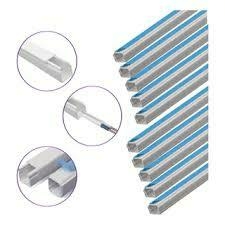Kit 10 Canaletas Schneider 10x10 c/ Adesivo Branco - comprar online