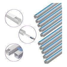 Kit 10 Canaletas Schneider 10x10 c/ Adesivo Branco - comprar online