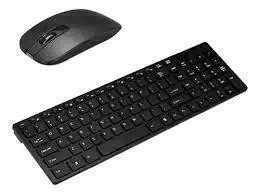 Teclado + Mouse Sem Fio Lehmox Preto