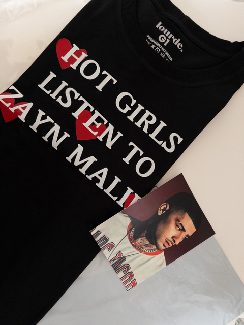 Camiseta Hot Girls Listen to Zayn Malik - comprar online