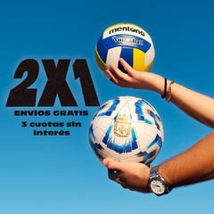 Pelota AFA Argentum 24 Pro & Pelota de Voley Profesional Menlong | Oferta especial vacaciones 2x1!