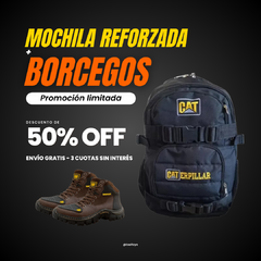 Borcegos CAT + Mochila CAT de REGALO - 50% OFF - comprar online