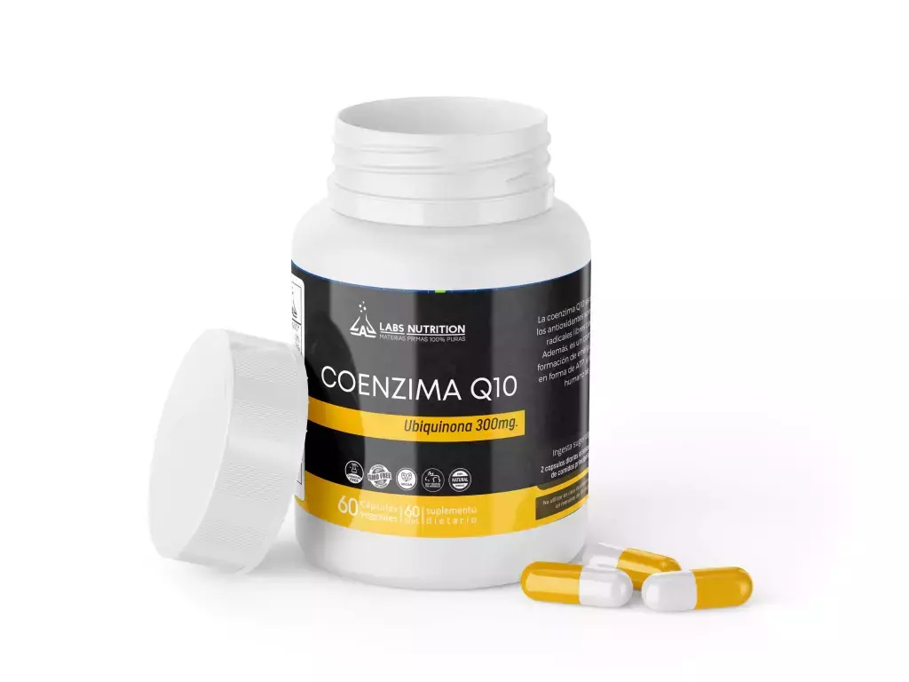 Coenzima Q10 300 Mg - Antioxidante, Energia (60 Capsulas)
