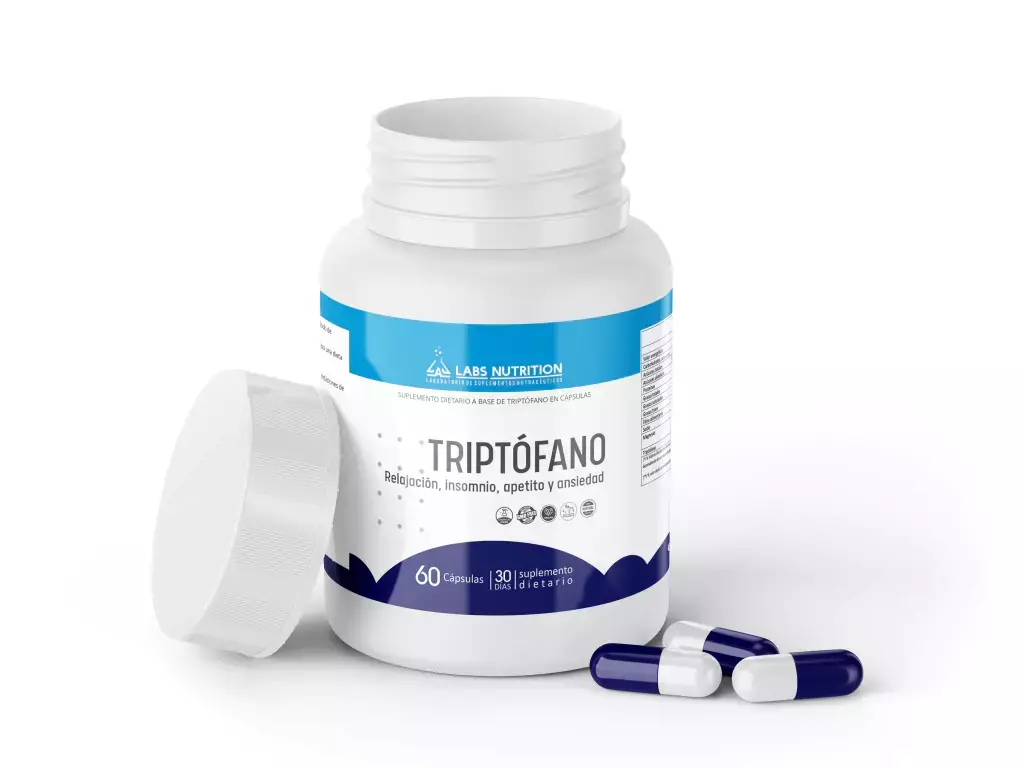 Triptófano - Relajación, ansiedad (60 capsulas)