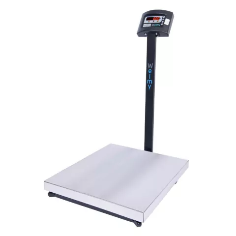 Balança Industrial 300kg 50x60 Com Coluna - Welmy - comprar online