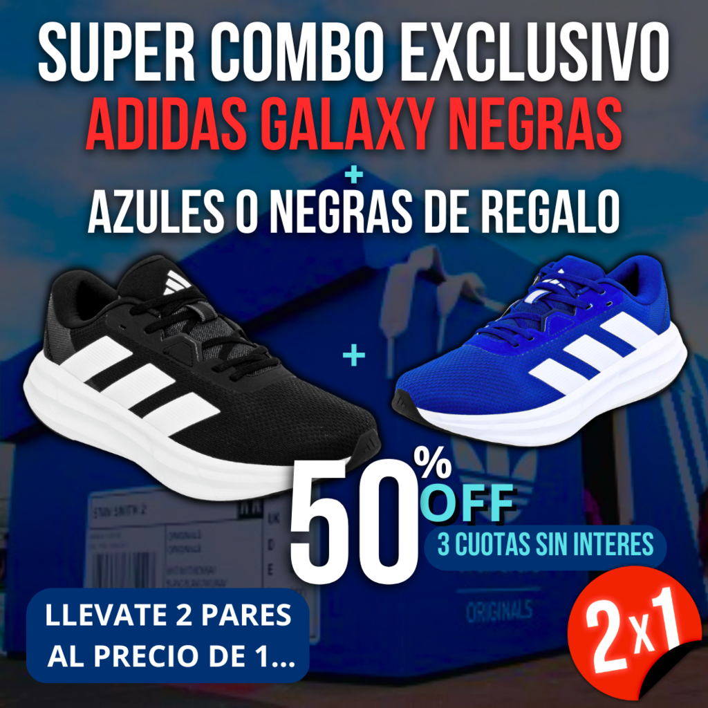 Adidas Galaxy Deportivas 2x1 Gambetazo Store