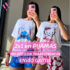 ESPECIAL PROMO LIMITADA 2X1 EN PIJAMAS DE VERANO