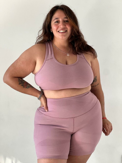 CALZA ROSÉ TEXT ROSA - comprar online