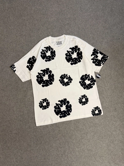 CAMISETA OVERSIZED DENIM OFF-WHITE