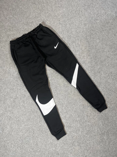 CALÇA MOLETOM NK SWOOSH BLACK