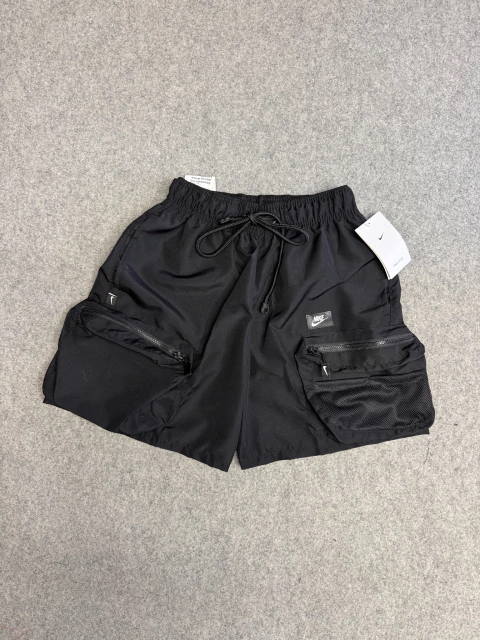 BERMUDA CARGO NK ALL BLACK RIPSTOP