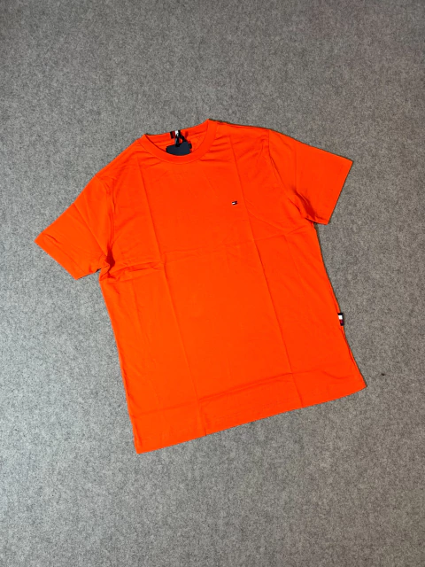 CAMISETA GRIFE TOMMY HILF ORANGE