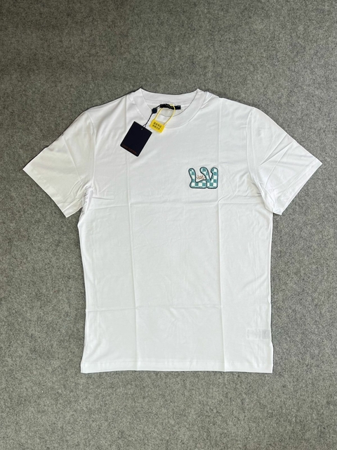CAMISETA LV PATCH XADREZ