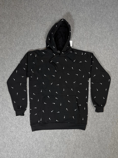 CASACO MOLETOM CHUVA DE NK PRETO