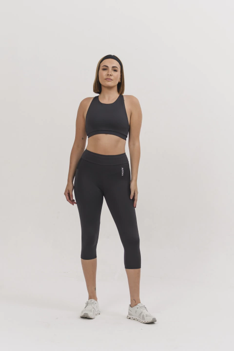 Calza Capri Warrior Gris Topo