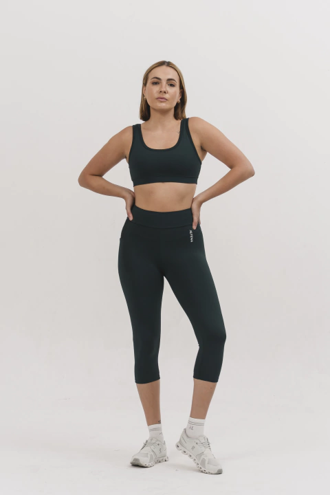 Calza Capri Warrior Verde Pino