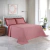 Kit Colcha Cobre-leito Solteiro Bouti de Microfibra Ultrasonic Rosa Velho Tekstil - comprar online