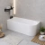 Banheira Freestanding Imersão Zurique Branco 1,7m PEX
