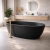 Banheira Freestanding Imersão Viena 170 Preto 1,7m PEX