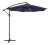 Ombrelone Articulado Guarda Sol De Praia Jardim Lateral 3 Metros Azul PEX - comprar online