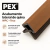 Acabamento Lateral Quina para Painel Ripado WPC Teca 290 cm × 5 cm × 5 cm PEX - comprar online