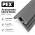 Acabamento Lateral Borda para Painel Ripado WPC Cinza 290 cm × 5,5 cm × 4,6 cm PEX - comprar online