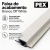 Faixa para Painel Ripado para Área Externa em WPC Branco Off White 290 × 5,4 × 2,5 cm PEX - comprar online