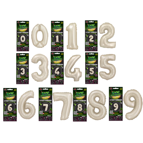 NUMERO 40 CM OVNI CREMA