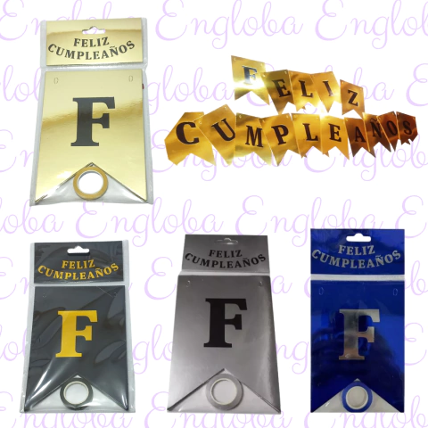 BANDERIN METALIZADO F C - comprar online