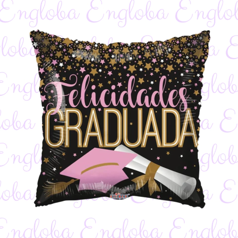 CUADRADO FELICIDADES GRADUADA 45 CM