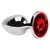 Plug Anal P Metal Brilhante Sexy Import na internet