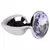 Plug Anal P Metal Brilhante Sexy Import na internet