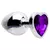 Plug Anal G coração metal Brilhante Sexy Import - Amor e Pimenta