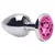 Plug Anal G metal Brilhante Sexy Import