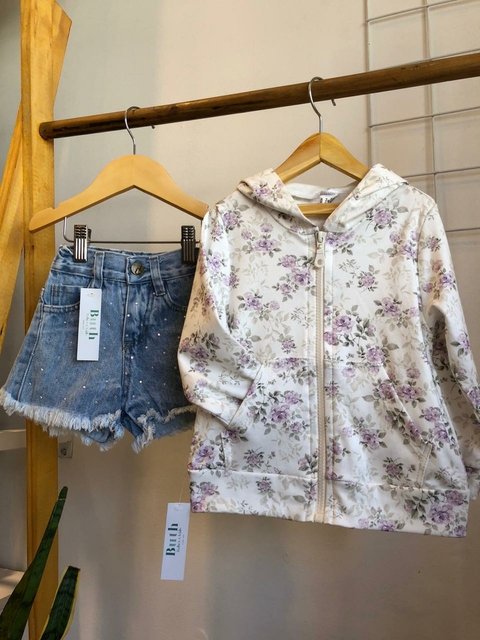 CAMPERA ALGODÓN FLOREADA BEBA