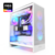 Gabinete Gamer NZXT H7 Flow RGB, Branco, Mid-Tower, Lateral em Vidro Temperado, ATX, m-ATX, Mini-ITX, e-ATX, 3x Fans Incluídas - CM-H72FW-R1